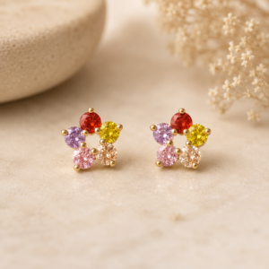 TOPOS FLOR DE CIRCONES CON COLORES