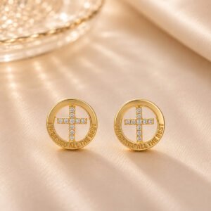 ARETES RONDE CRUZ