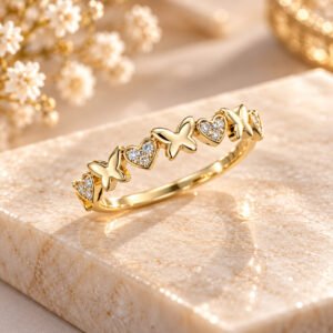 ANILLO MARIPOSA CORAZÓN