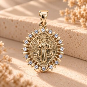 DIJE MEDALLA SAN BENITO